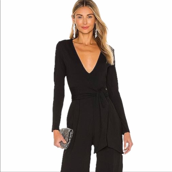 Susana Monaco Low V Jumpsuit in Black 🖤 - Picture 3 of 10